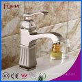 Fyeer Europen Style Nickle Brushed Bathroom Mixer Taps